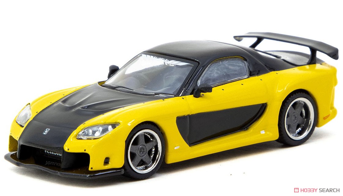 ☆特価品 Mazda RX-7 VeilSide Fortune7 Yellow / Black (ミニカー