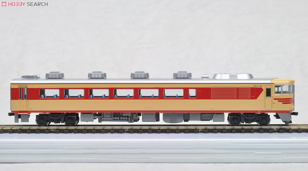HOゲージ キハ181系ディーゼル特急5連 ペーパーキット 素人組立塗装品 HO