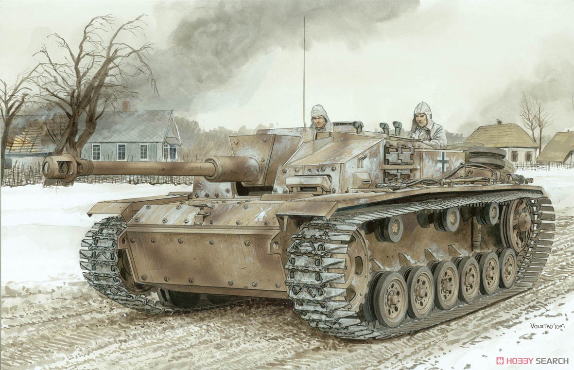 WW.II ドイツ軍 III号突撃砲F/8型 w/ヴィンターケッテ (プラモデル