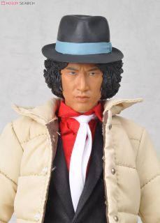 松田優作フィギュア 白スーツ 探偵物語 工藤俊作 未使用品 メディコム