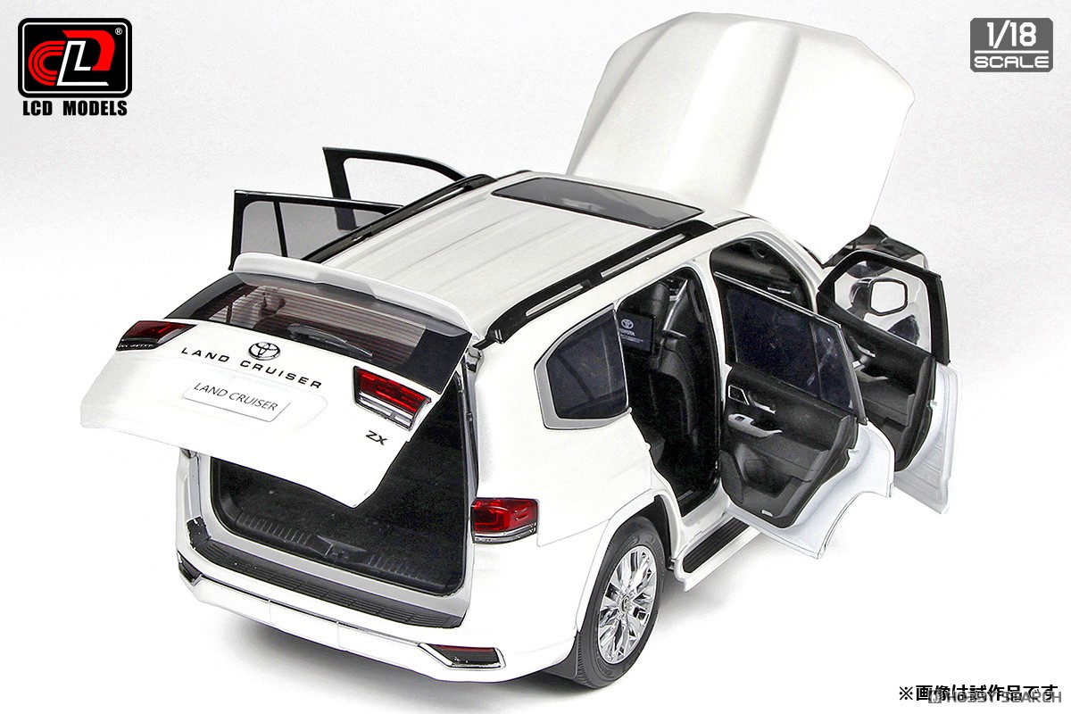 LAND CRUSIER 300 ZX White (Diecast Car) - HobbySearch Diecast Car