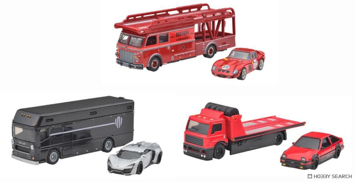 HW チームトランスポート フェラーリ 250 GTO & フィアット642 ホット