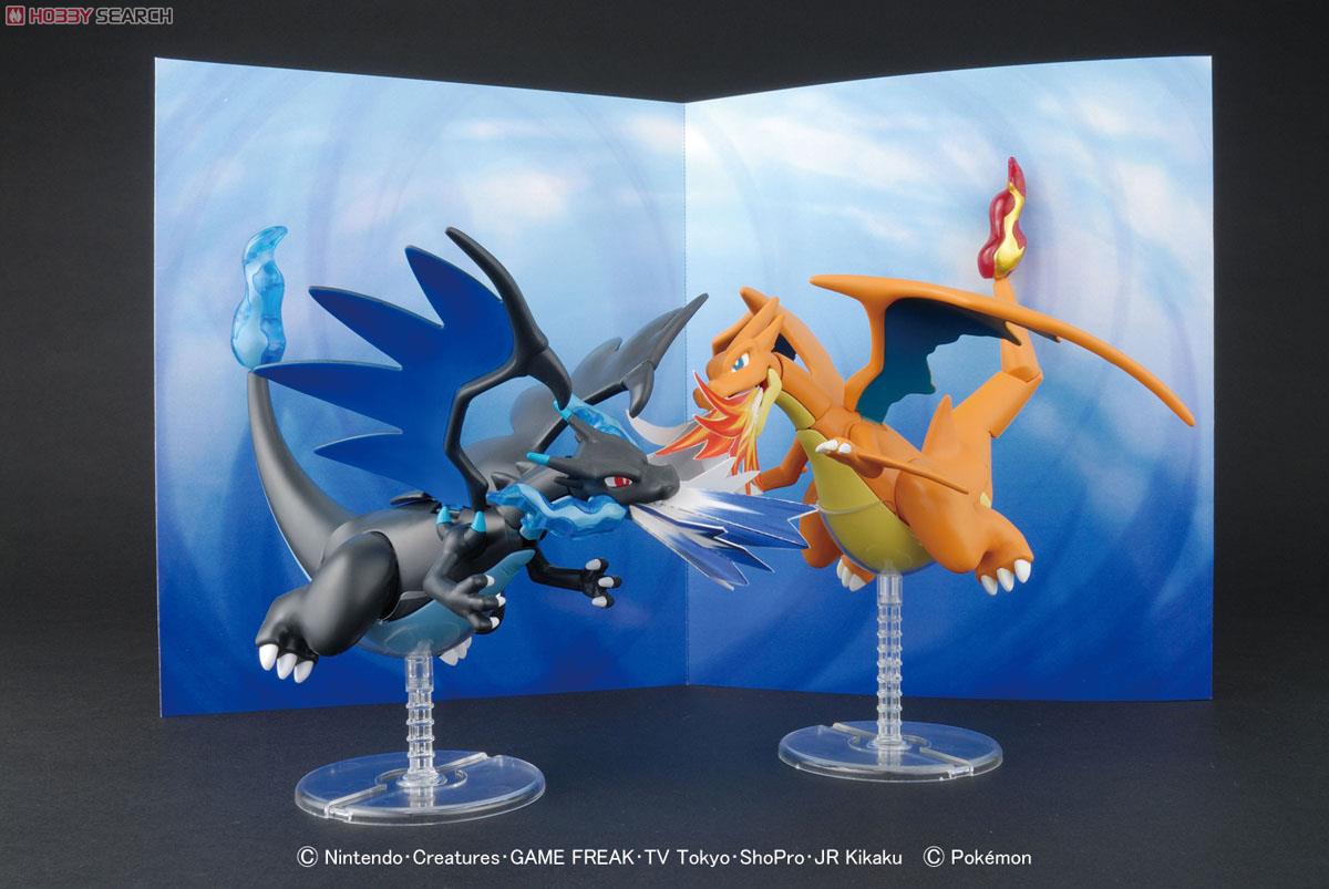 ポケプラ メガリザードンx 黒いレックウザ 伝説三犬 御三家 セット 未