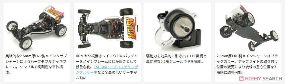 RC スーパーアスチュート (2018) (ラジコン) - ホビーサーチ ミニ四駆他