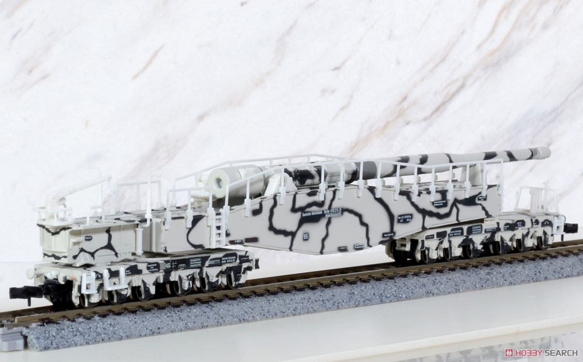 クルップ5 28cm 列車砲 `レオポルド` 冬季迷彩色 [Eisenbahngeschutz