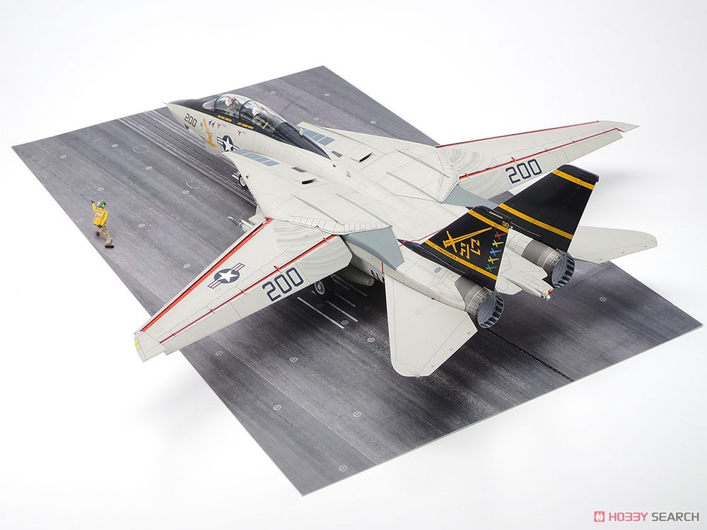 グラマン F-14A トムキャット (後期型) 発艦セット (プラモデル