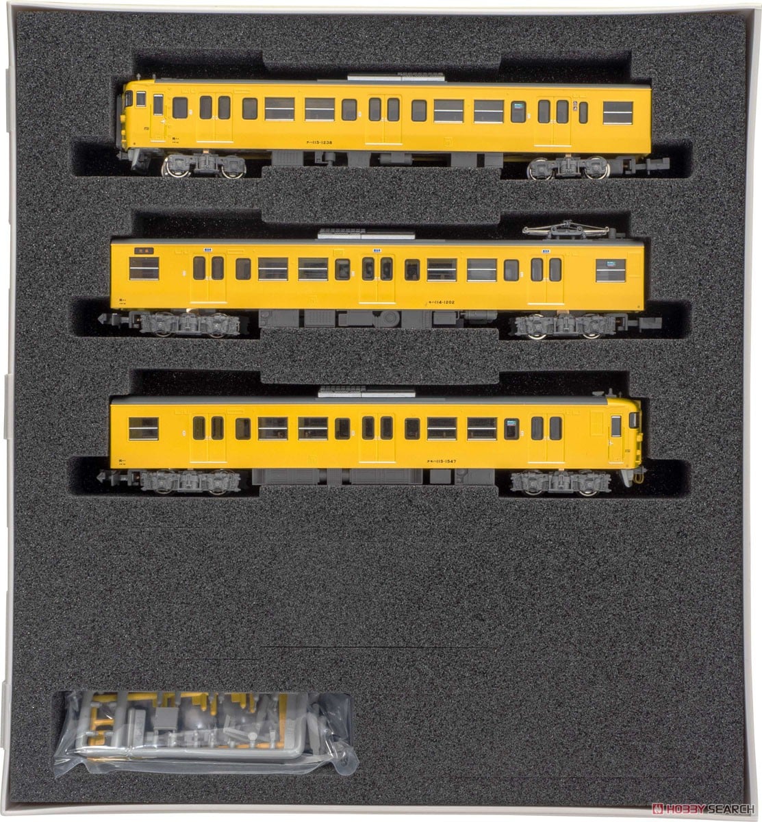 JR 115系1000番台 (30N車・D-03編成・黄色) 3両編成セット (動力付き