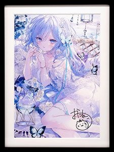 50枚限定】 おにねこ先生直筆サイン入り X-ART製 A3+サイズジークレー