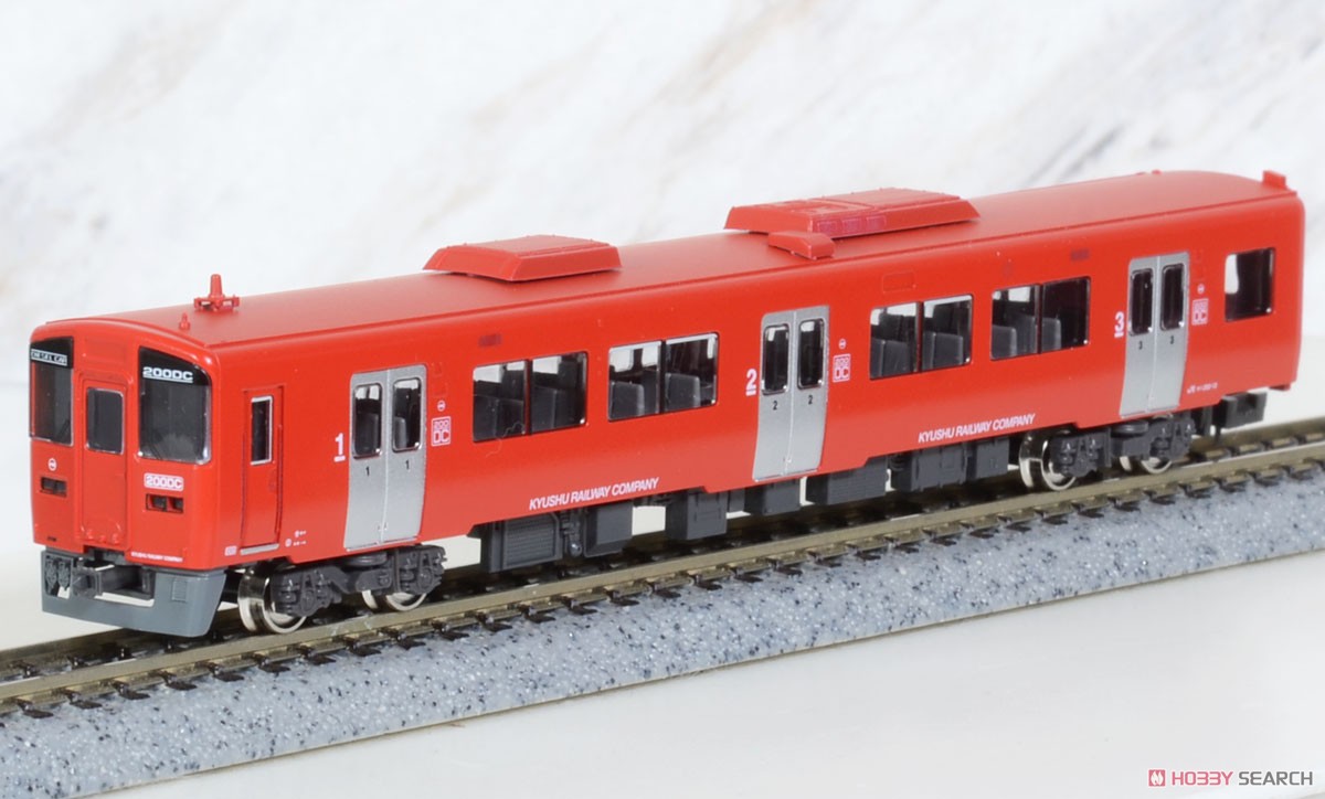 JR九州 キハ200形 (赤色・13+1013+12+1012) 4両編成セット (動力付き