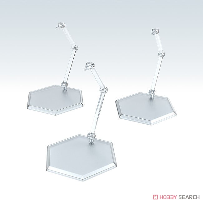 THEシンプルスタンド×3 【フィギュア＆模型用】〈HEX〉タイプ