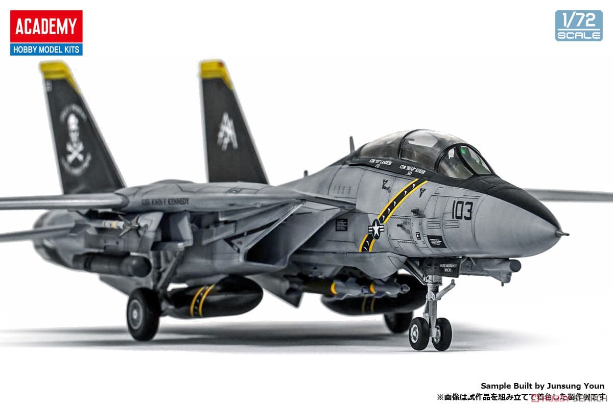 F-14B トムキャット `VF-103 ジョリーロジャース` (プラモデル