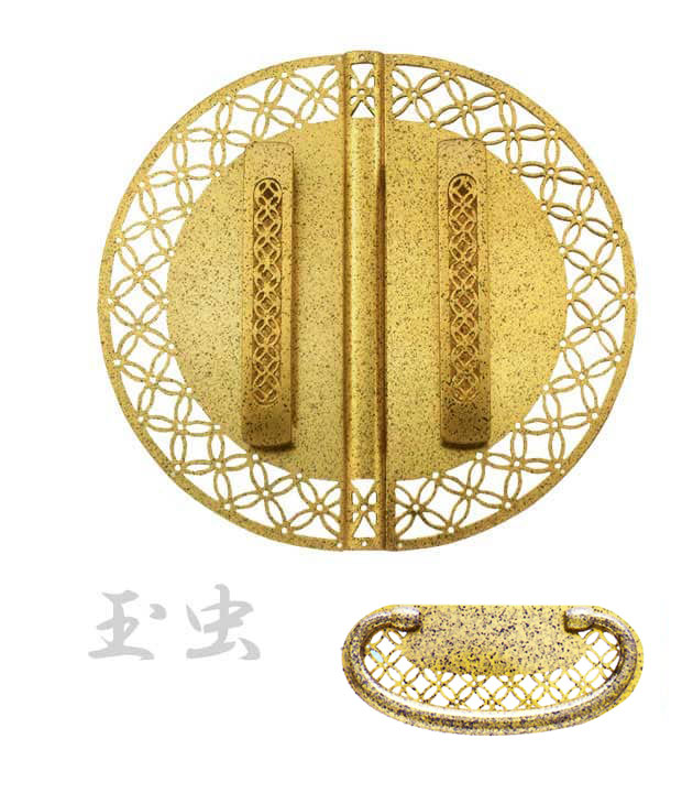 桐たんす金具【玉虫・金】 三代続く桐たんす工房 桐の蔵