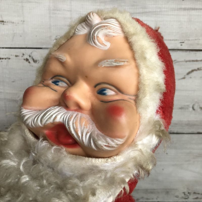 Vintage Santa Rubber Face Doll (S221) - 2000toys Antique Mall
