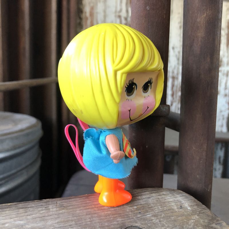 1971 Vintage Mattel Talk Ups Pull String Talking Doll Works (M957