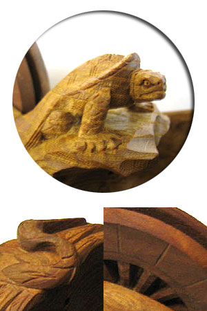 壺静 作 上鶴亀 墨壺 電動工具・エアー工具・大工道具（大工道具＞墨壺）