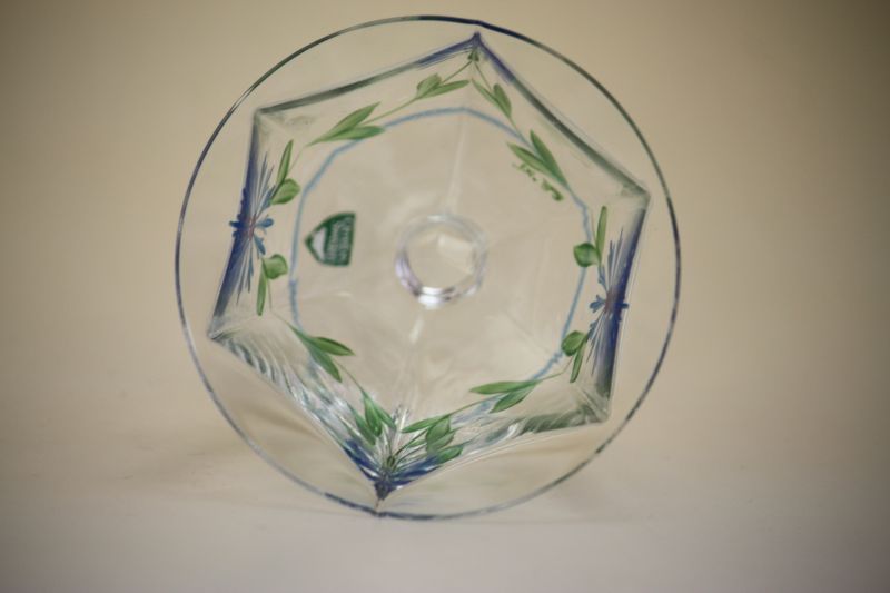 Orrefors Styvmorsviol Eva Englundスウェーデン Orrefors/オレフォス