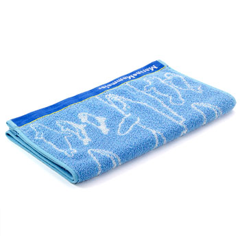 動物 生物 フェイスタオル 海の哺乳類 ブルー / カロラータ オンライン