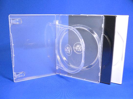 トレータイプ】MロックDVDトールケース2枚用25個セットSMMB2