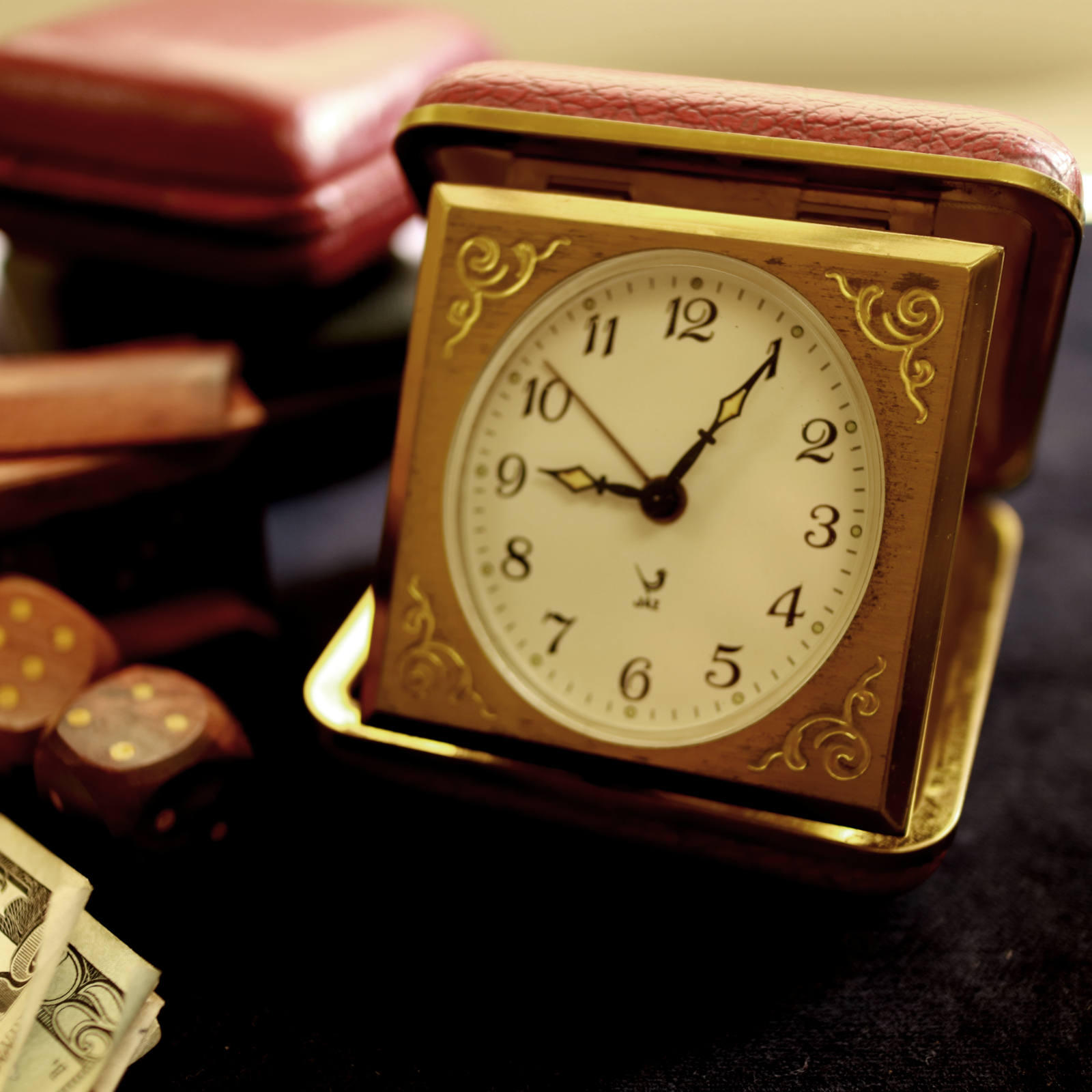 JAZ トラベルクロック ゼンマイ式時計 フランスヴィンテージ 1960-70