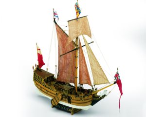 Mamoli Yacht Mary Royal Dutch Yacht 1646 1:54 Scale Wooden Model