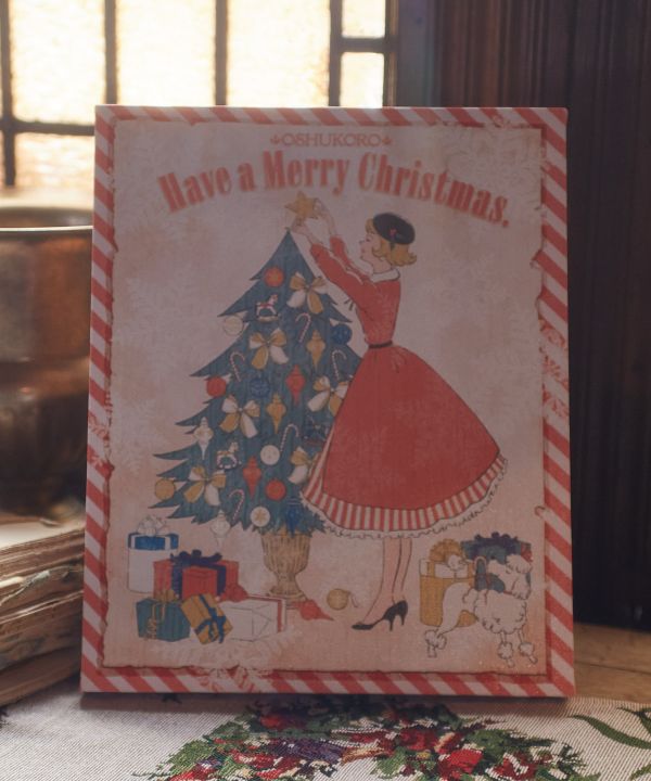 LEDライト付き】クリスマスライトボード(RETRO GIRL): 『欧州航路』