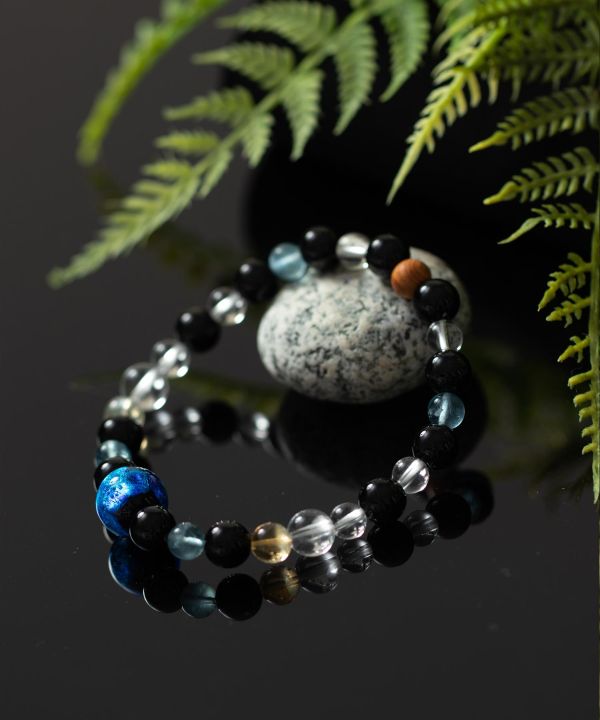 蛍(ほたる)ブルーフローライト ブレスレット(BLUE FLUORITE): 『岩座