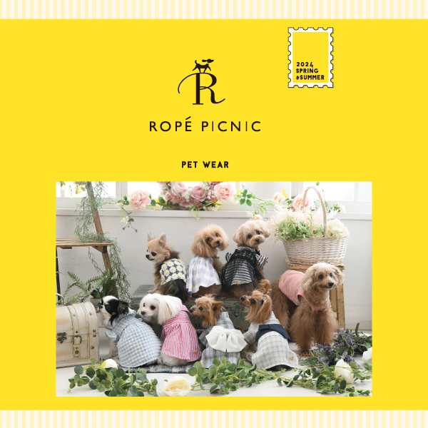ROPE PICNIC（ロペピクニック）ギンガムチェックキャミワンピ | 犬服