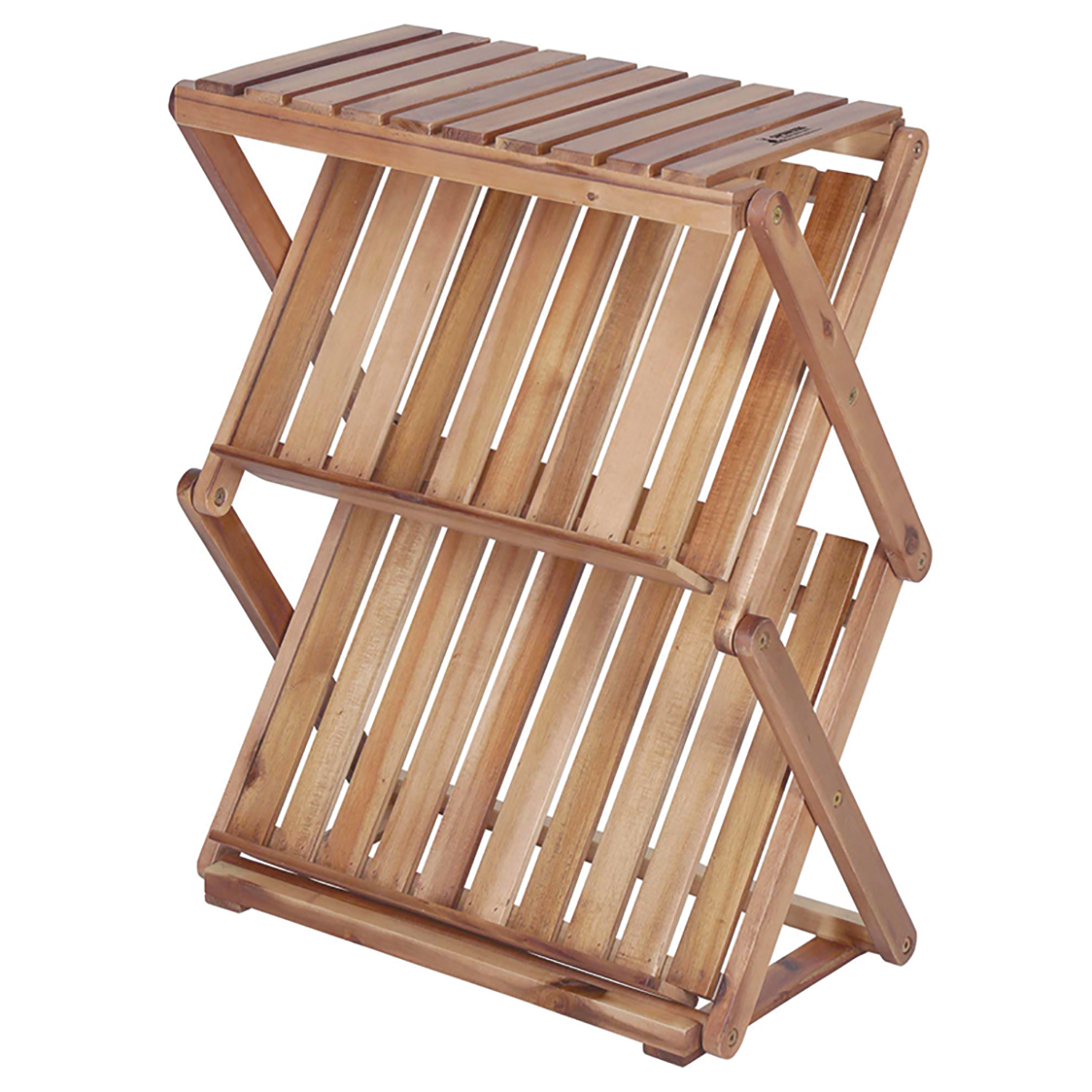 CSクラシックス 木製2段エントランスラック＜520＞ - アウトドア