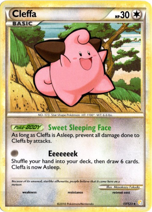 ピィ 海外版 英語版 Cleffa - 17/123 -【Card Chicken】