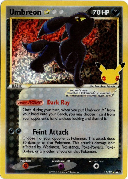 ブラッキー25th PSA10 ポケモンカード ブラッキー 25th psa10