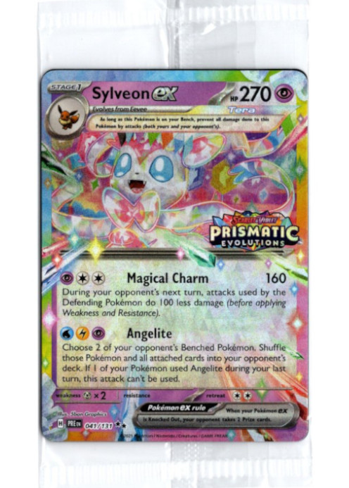 ニンフィアex 海外版 英語版 Prismatic Evolutions ロゴ プロモ