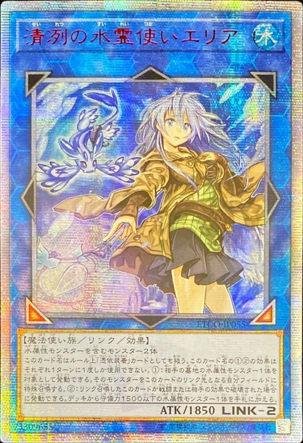 遊戯王 清冽の水霊使いエリア20th PSA10 遊戯王 清冽の水霊使いエリア