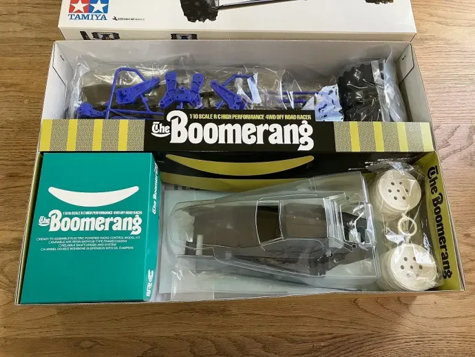 新品未組立】ブーメラン 4WD タミヤ 1/10 タミヤ 1/10ブーメラン 4WD