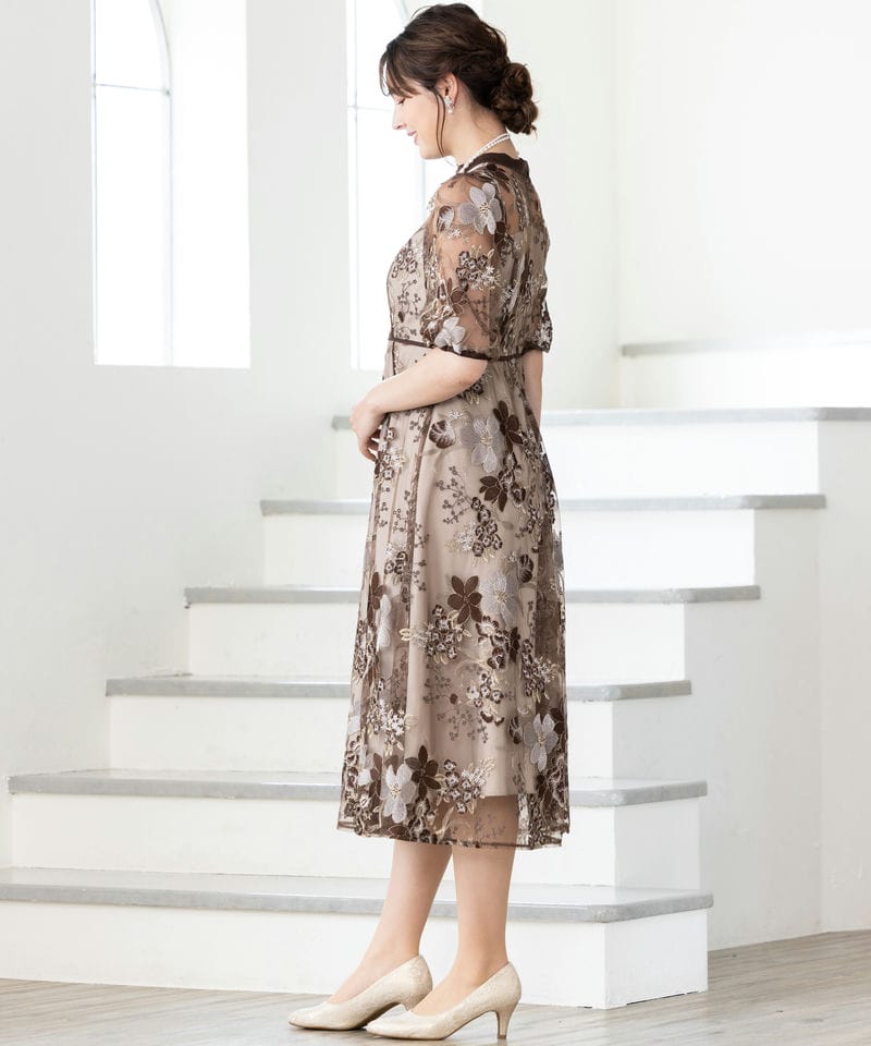 Dorry Doll フラワーエンブロイダリードレス フラワーエンブロイダリー