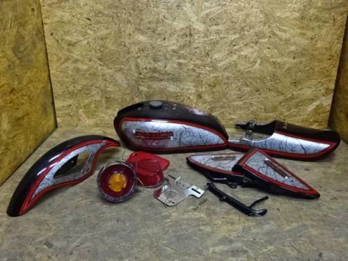 gs400 外装セットキャンディーライフ×MAD STAR塗装