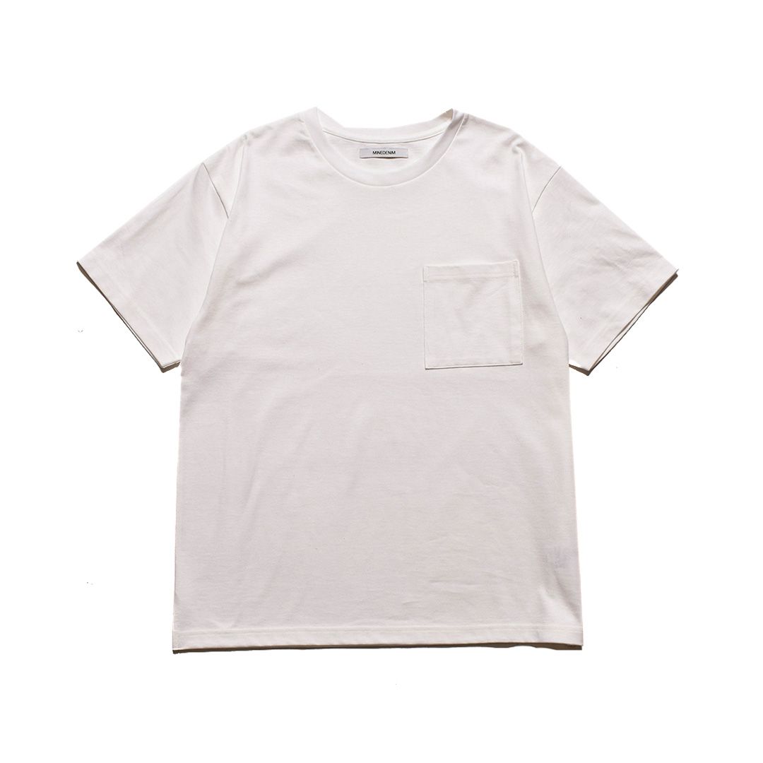 マインデニムEye Print Crewneck T-SH Lサイズホワイト