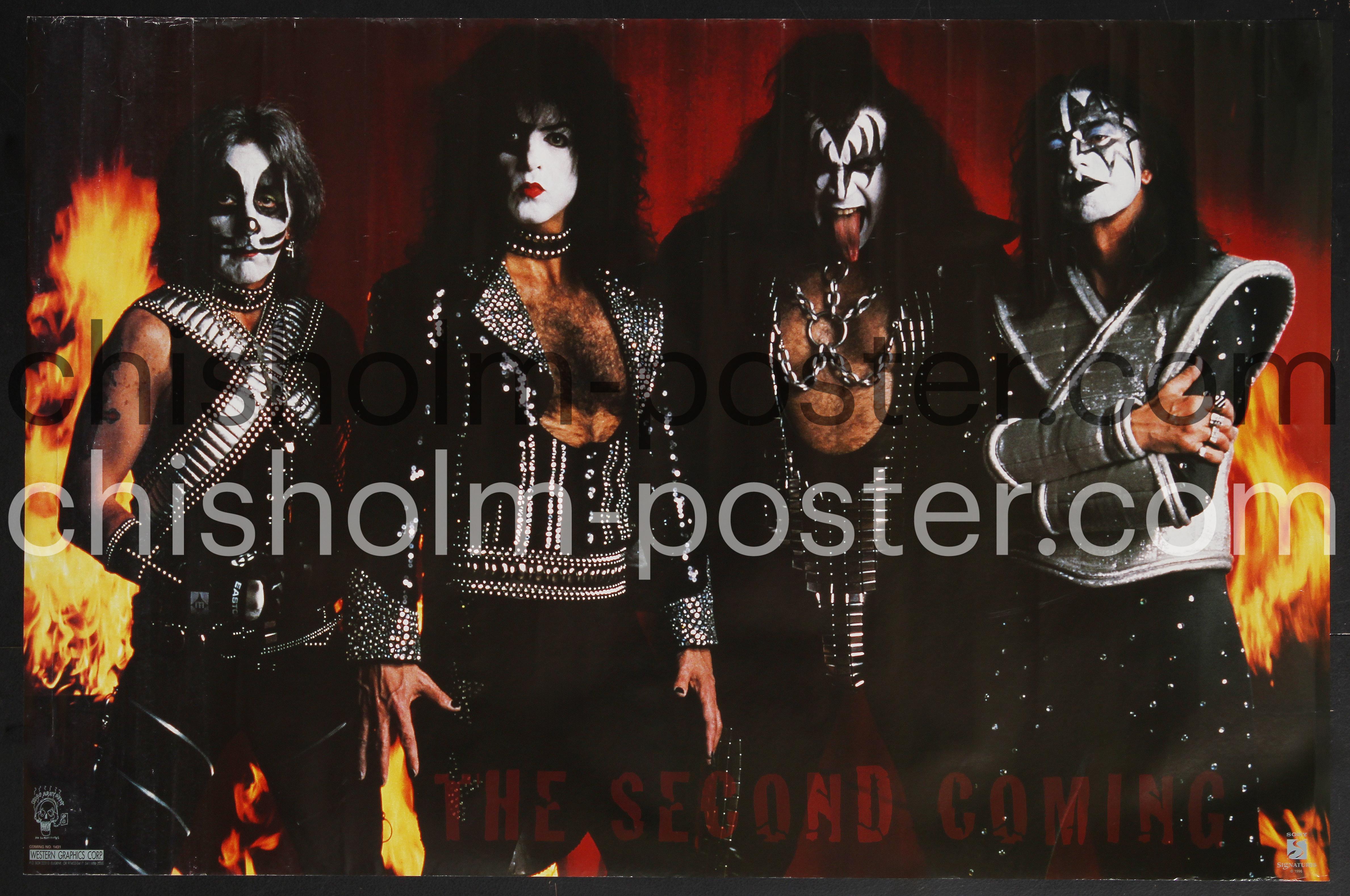 Kiss - The Second Coming | Original Vintage Poster | Chisholm