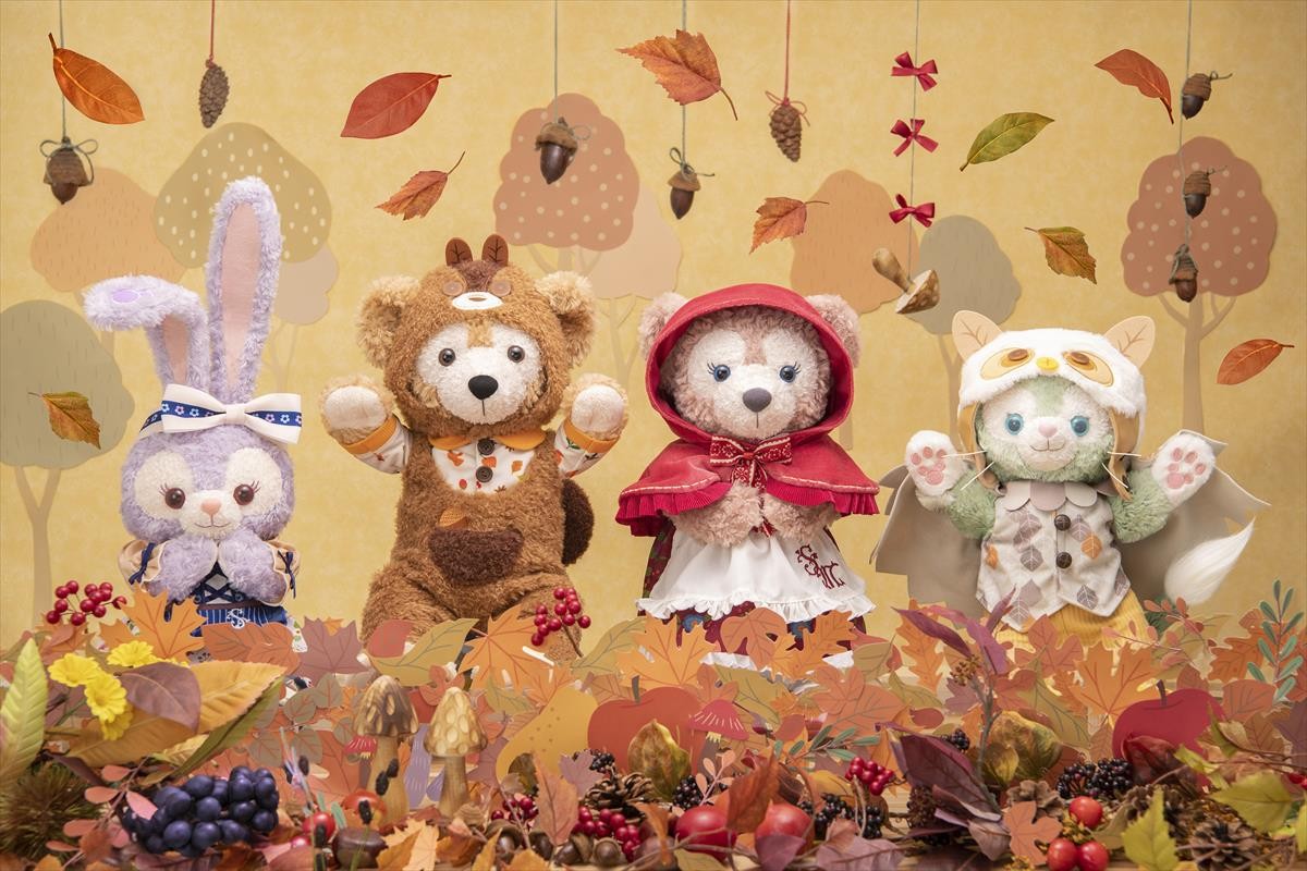 タグ付き ジェラトーニ ぬいぐるみバッジ 秋のぼうけん ハロウィン