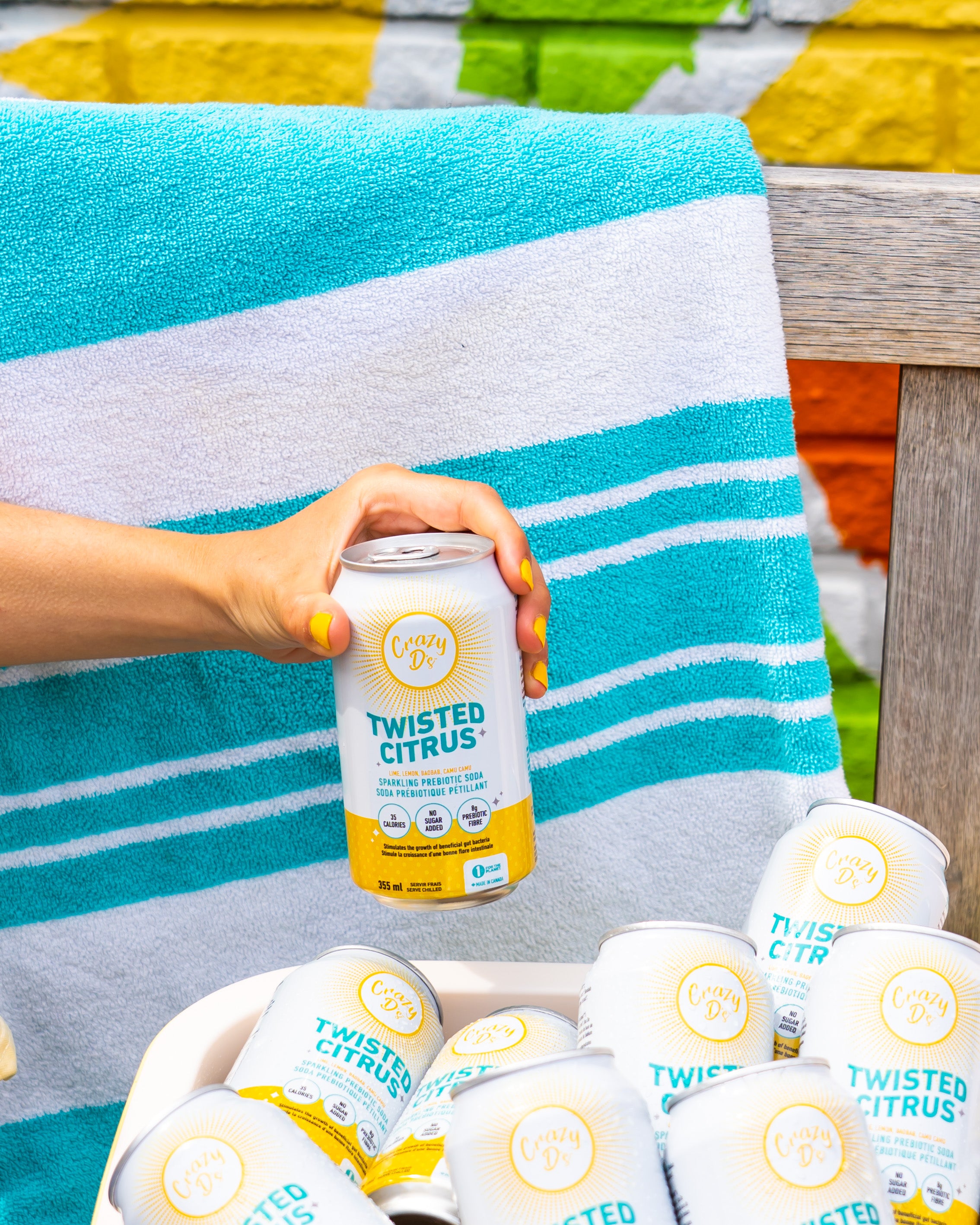 Twisted Citrus Prebiotic Soda - 12 Pack – Crazy D's Sparkling