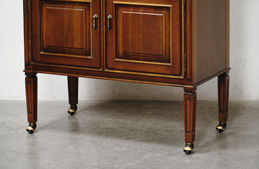 マルニ キャビネット キッチンワゴン 棚 ビュッフェワゴン 地中海