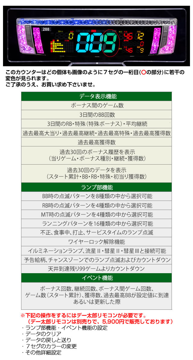 イッチー 【設定表付】デー太郎Harrier（スロット用） 大一電機産業