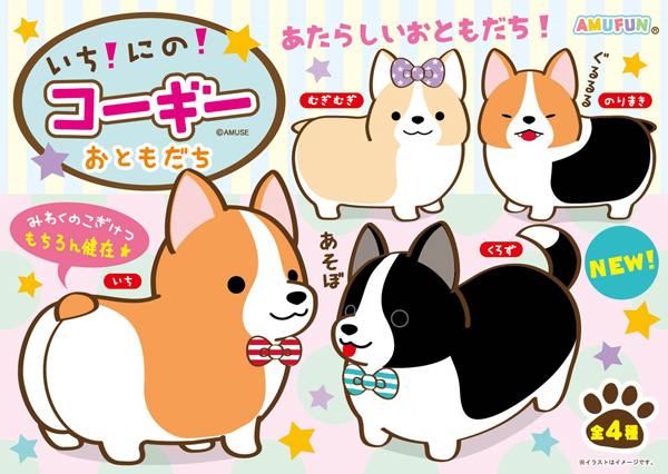 ≪1月の新商品≫アミューズプライズーNEW ITEM！☆いちにのコーギーお