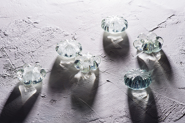 おおやぶみよ ガラスボールオブジェA おおやぶみよ ガラスボール