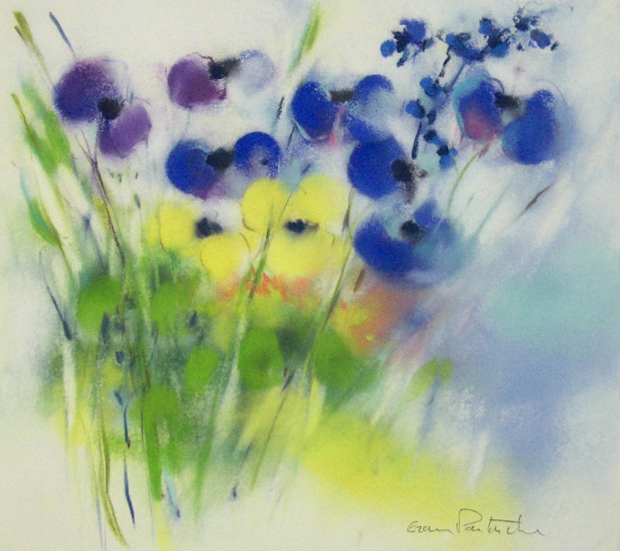 真作保証エランルトゥシュ青い花