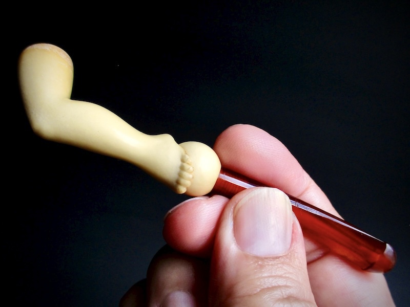 アンティークのメシャムパイプ〜白き女神