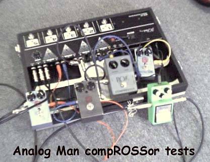 Analog Man Compressor Pedal Page