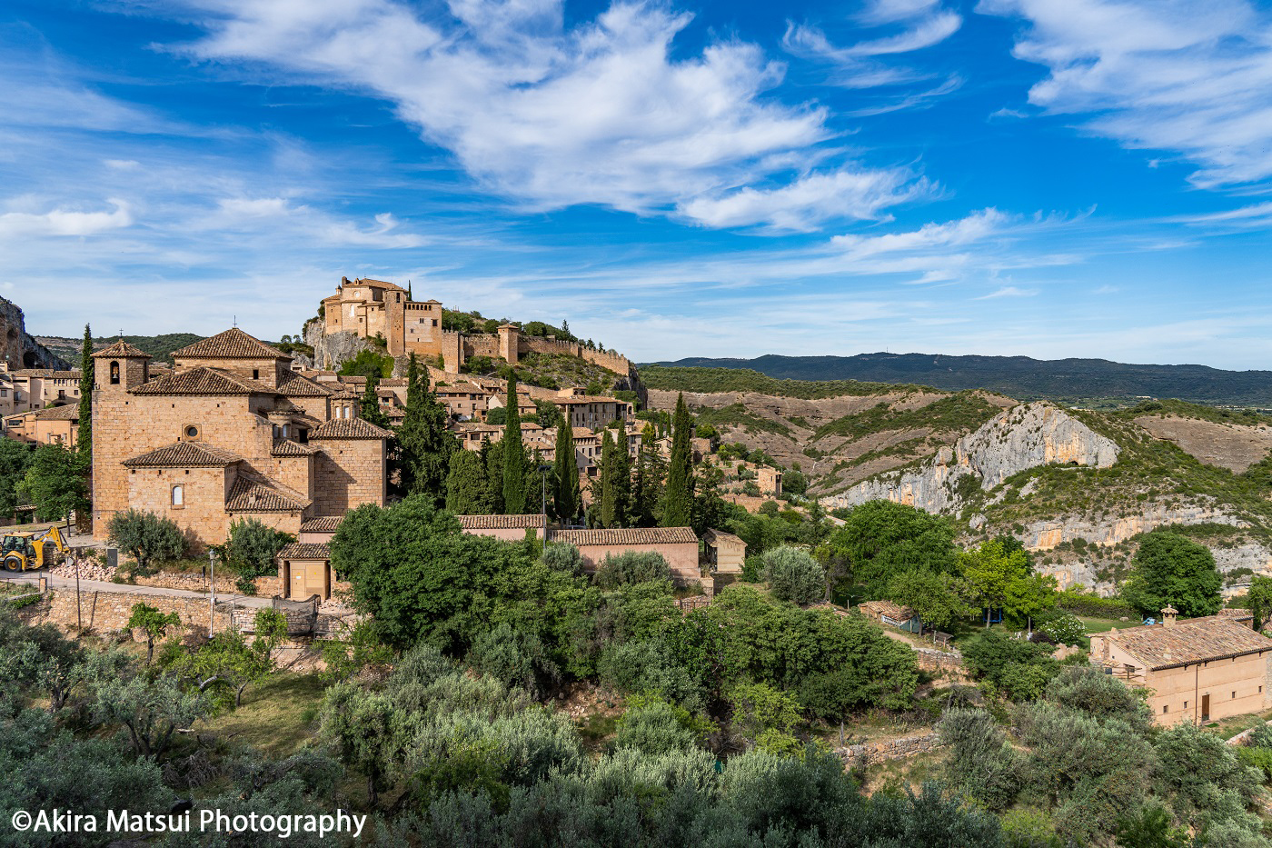 スペインの村落風景 スペインの村落風景