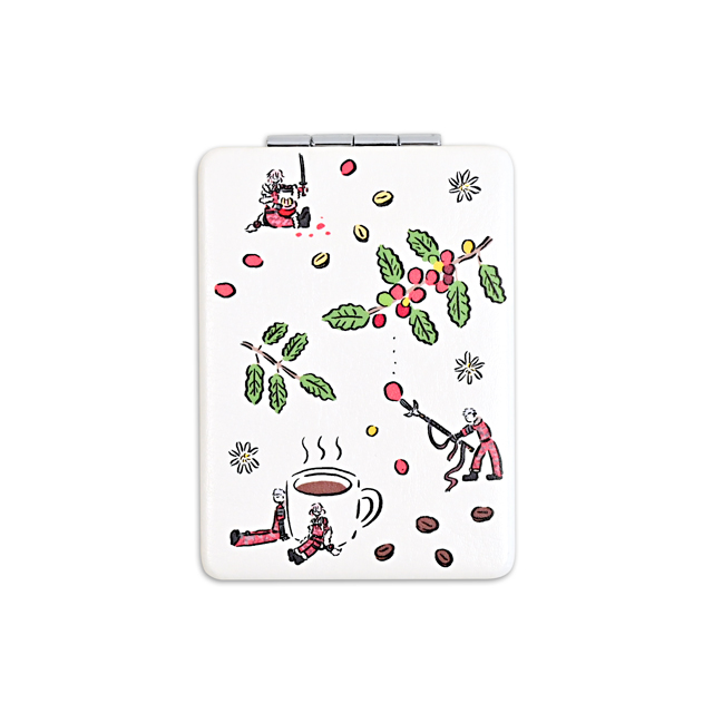 刀剣乱舞ONLINE｜コンパクトミラー（大千鳥十文字槍・泛塵とコーヒー