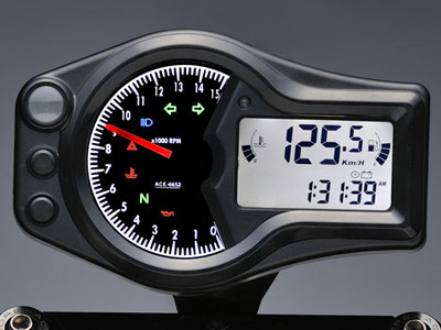 ACEWELLバイク用デジタルメーター