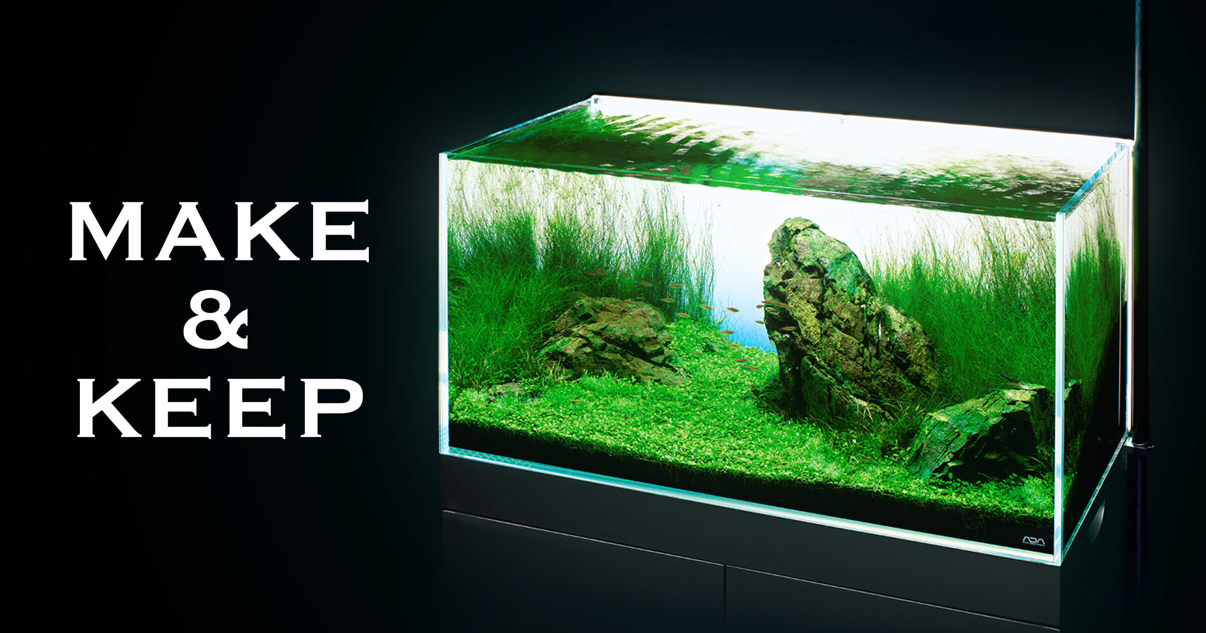 コトブキ90cmガラス水槽 上部LEDライトバックスクリーンLEDライト付き